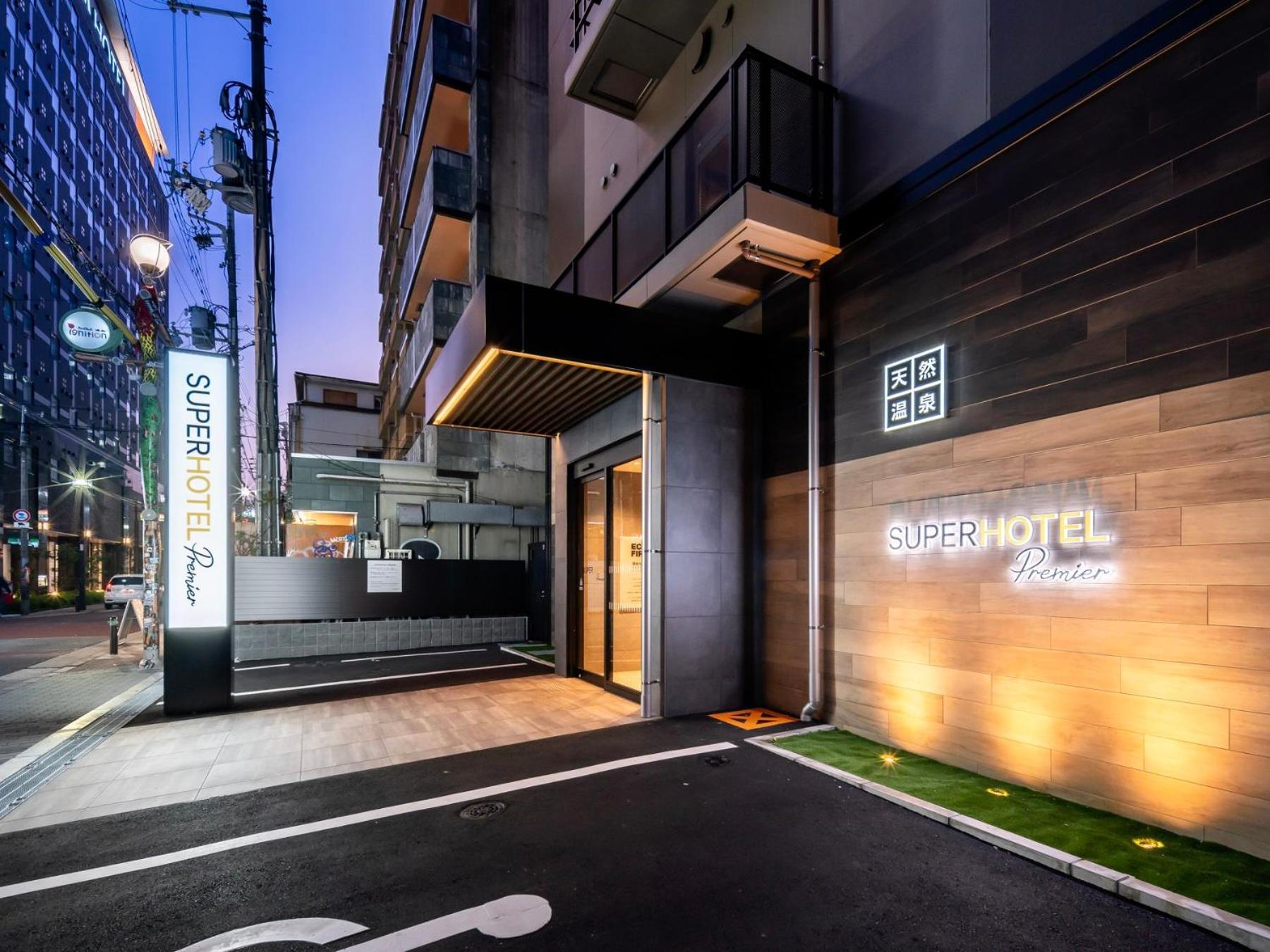 Super Hotel Premier Namba Shinsaibashi Natural Hot Spring Osaka Exterior foto